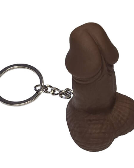 DIABLO PICANTE - SILBATO LLAVERO CON FORMA DE PENE MULATO