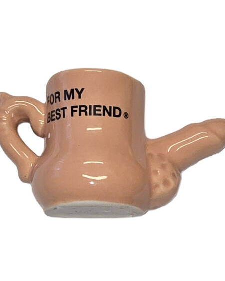 DIABLO PICANTE – IMÁN TAZA CERÁMICA CON PENE EN RELIEVE “FOR MY BEST FRIEND”