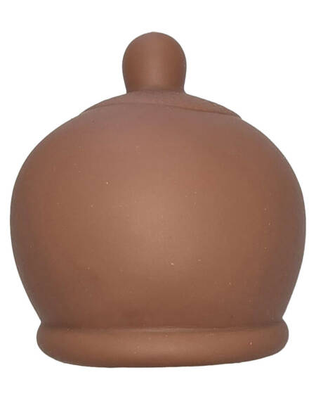 DIABLO PICANTE - JUGUETE ANTIESTRÉS CON FORMA DE PECHO COLOR MULATO