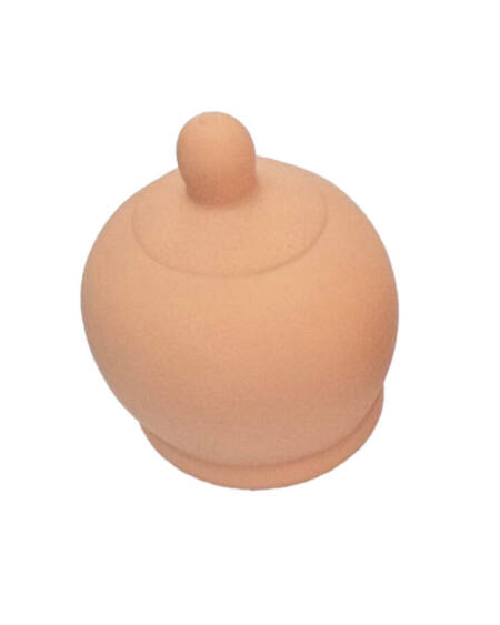 DIABLO PICANTE - JUGUETE ANTIESTRÉS CON FORMA DE PECHO COLOR CARNE