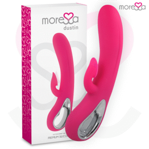 MORESSA - DUSTIN SUCCIONADOR CLITORIAL Y POTENTE VIBRACIÓN PREMIUM SILICONE RECARGABLE