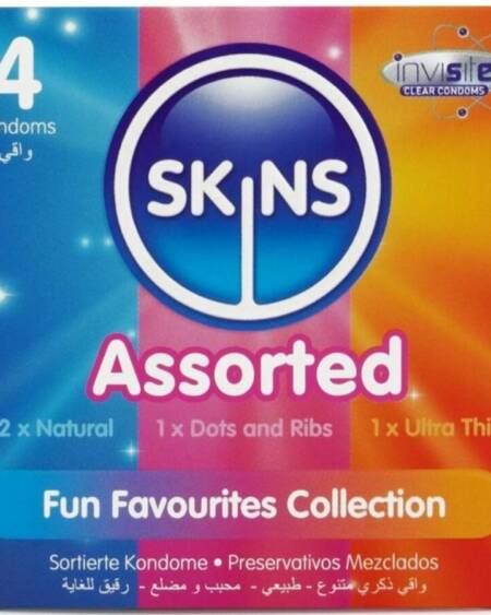 SKINS - SURTIDO PRESERVATIVOS PREMIUM PACK 4