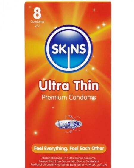 SKINS - ULTRAFINOS PRESERVATIVOS PREMIUM PACK 8