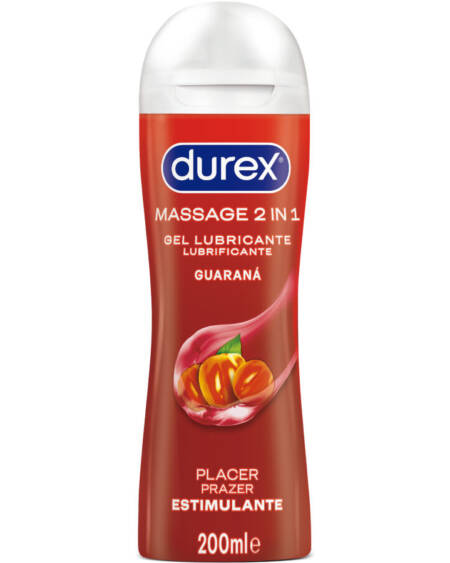 DUREX - GEL LUBRICANTE DE MASAJE ESTIMULANTE GUARANÁ 200 ML