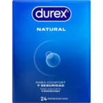 DUREX - PRESERVATIVOS NATURAL 24 UNIDADES