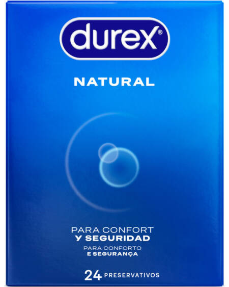 DUREX - PRESERVATIVOS NATURAL 24 UNIDADES