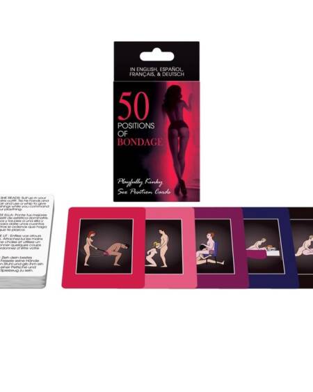 KHEPER GAMES - CARTAS 50 POSICIONES DE BONDAGE