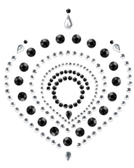 BIJOUX - INDISCRETS FLAMBOYANT NEGRO & PLATA