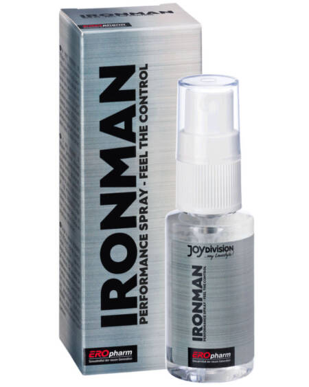 JOYDIVION EROPHARM - IRONMAN PERFORMANCE SPRAY RETARDANTE PARA HOMBRES 30ML