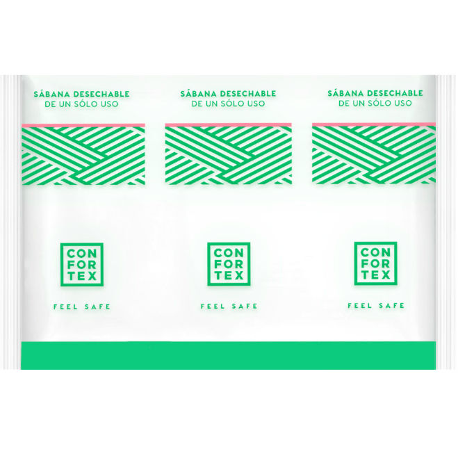 CONFORTEX - SÁBANAS HIGIÉNICAS DESECHABLES EN BOLSA INDIVIDUAL