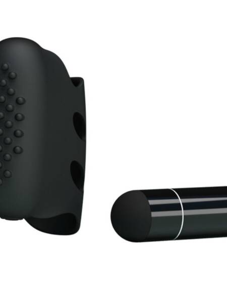 PRETTY LOVE - FLIRTATION DEDAL CON VIBRACIÓN STEWARD NEGRO