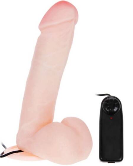 BAILE - DILDO REALÍSTICO CON VIBRACIÓN Y ROTACIÓN 20 CM