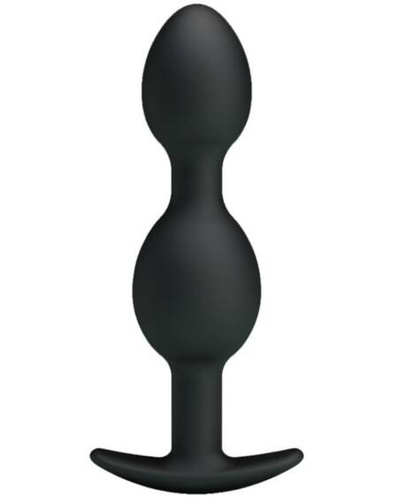 PRETTY LOVE - BOLAS ANALES SILICONA 12.5 CM NEGRO