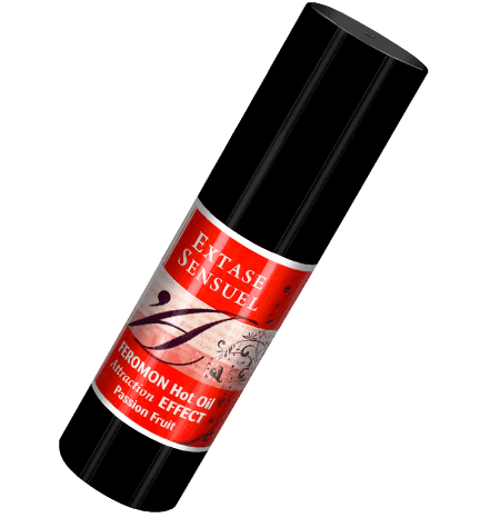 EXTASE SENSUAL - ACEITE MASAJE EFECTO CALOR CON FEROMONAS FRUTA DE LA PASION 30 ML