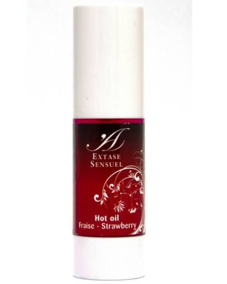 EXTASE SENSUAL - ACEITE ESTIMULANTE CALOR FRESA 30 ML
