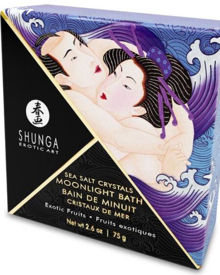 SHUNGA - SALES DE BAÑO AROMATIZADAS EXOTIC PURPLE 75 GR