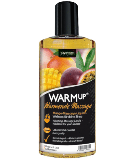 JOYDIVISION AQUAGLIDE - WARMUP ACEITE DE MASAJE MANGO+MARACUYA 150 ML