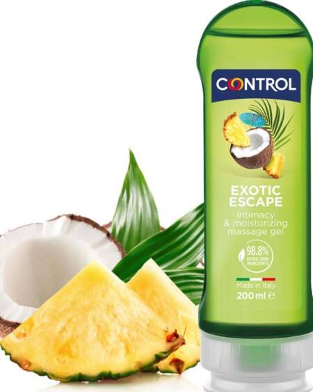CONTROL - 2 EN 1 MASSAGE & PLEASURE EXOTIC 200 ML