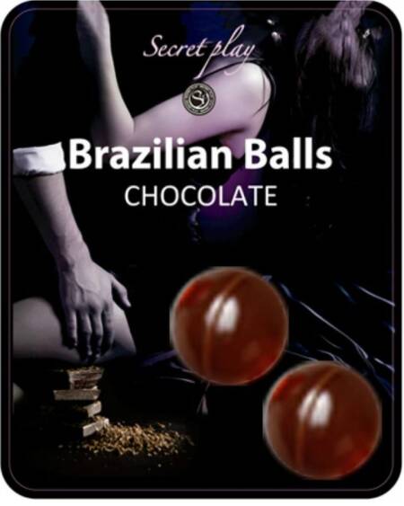 SECRETPLAY - BRAZILIAN BALLS  CHOCOLATE SET 2 BOLAS
