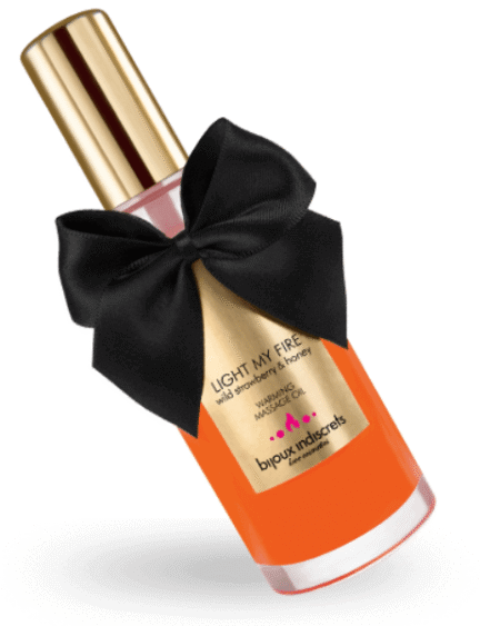 BIJOUX - ACEITE MASAJE EFECTO CALOR AROMA FRESA