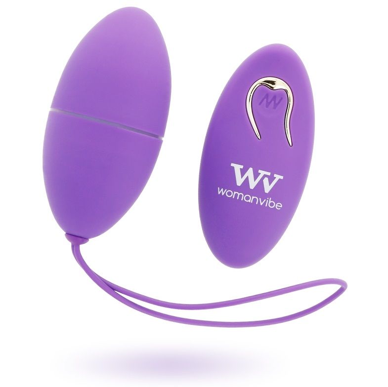 WOMANVIBE - ALSAN HUEVO CONTROL REMOTO SILICONA MORADO
