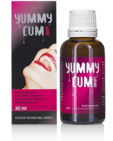 Yummy Cum Drops – Complemento Alimenticio en Gotas para Mejorar el Sabor y la Intensidad del Semen