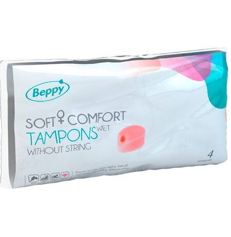 BEPPY - TAMPONES LUBRICADOS 4 UDS