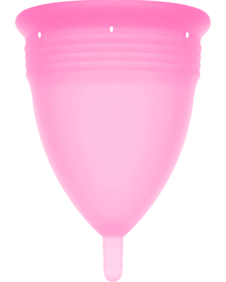 STERCUP - COPA MENSTRUAL FDA SILICONA ROSA - TALLA L