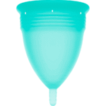 STERCUP - COPA MENSTRUAL FDA SILICONA AQUAMARINA - TALLA L