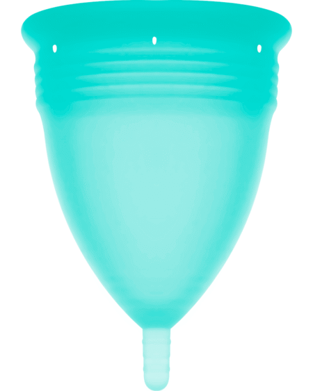 STERCUP - COPA MENSTRUAL FDA SILICONA AQUAMARINA - TALLA S