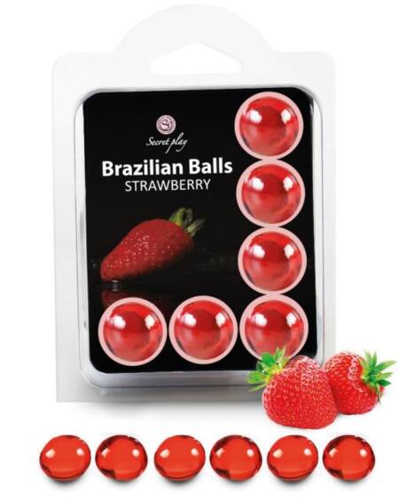 SECRETPLAY - SET 6 BRAZILIAN BALLS FRESA