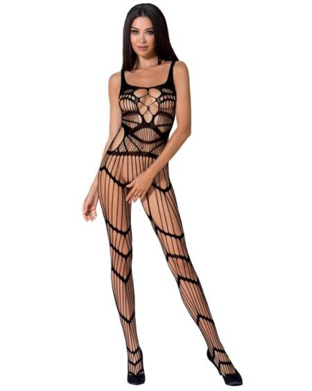 PASSION - WOMAN BS058 BODYSTOCKING NEGRO TALLA ÚNICA