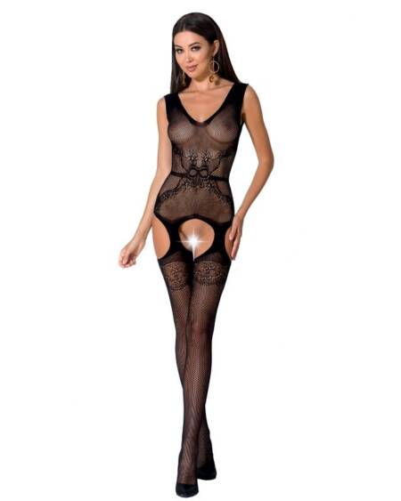 PASSION - WOMAN BS062 BODYSTOCKING NEGRO TALLA ÚNICA