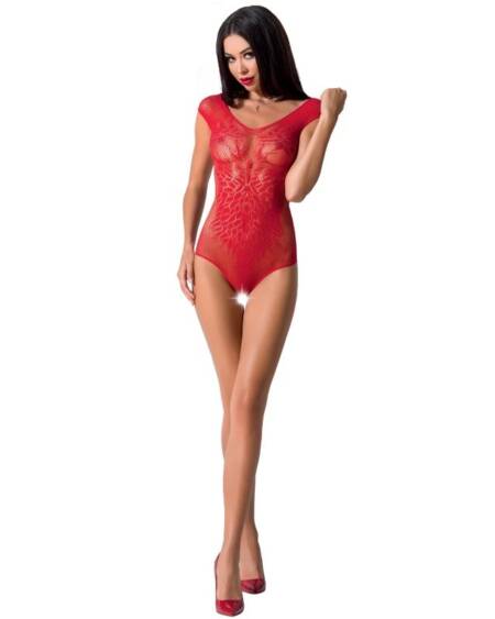 PASSION - WOMAN BS064 BODYSTOCKING ROJO TALLA ÚNICA