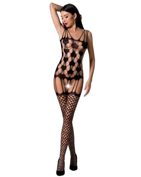 PASSION - WOMAN BS067 BODYSTOCKING NEGRO TALLA ÚNICA