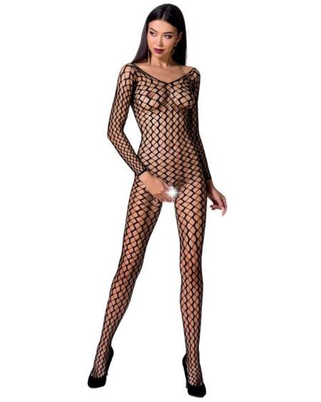 PASSION - WOMAN BS068 BODYSTOCKING NEGRO TALLA ÚNICA
