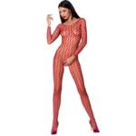 PASSION - WOMAN BS068 BODYSTOCKING ROJO TALLA ÚNICA