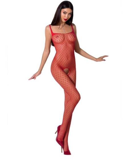 PASSION - WOMAN BS071 BODYSTOCKING ROJO TALLA ÚNICA