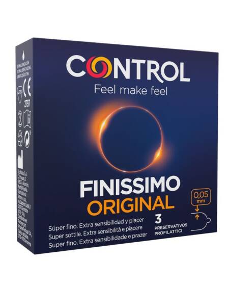 CONTROL - FINISSIMO PRESERVATIVOS 3 UNIDADES