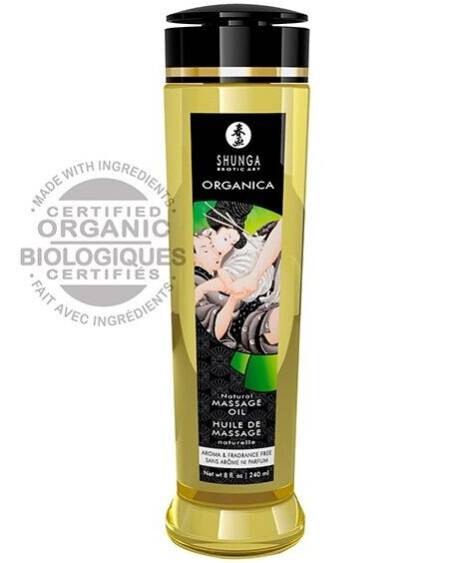 SHUNGA - ACEITE DE MASAJE ORGÁNICO NATURAL 240 ML