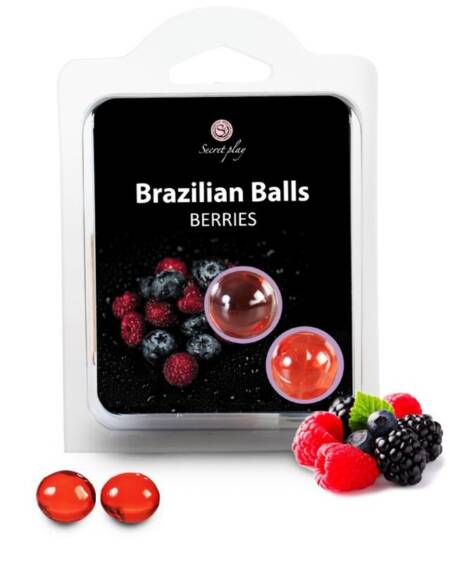 SECRETPLAY - BRAZILIAN BALLS FRUTAS DEL BOSQUE SET 2 BOLAS