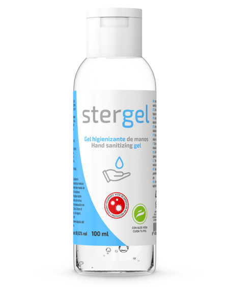 STERGEL - GEL HIDROALCOHÓLICO HIGIENIZANTE DE MANOS ALOE VERA 100ML