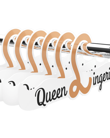QUEEN LINGERIE - PERCHA PARA LENCERIA 27.5 CM 1 UNIDAD
