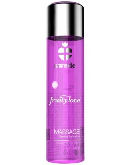 SWEDE - FRUITY LOVE ACEITE EFECTO CALOR FRAMBUESA Y RUIBARBO 60 ML