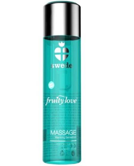 SWEDE - FRUITY LOVE ACEITE EFECTO CALOR GROSELLA NEGRA Y LIMA 60 ML