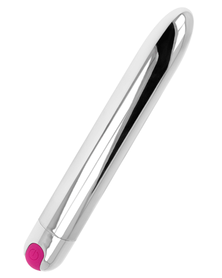 OHMAMA - VIBRADOR SILVER RECARGABLE 10 MODOS 18.5 CM