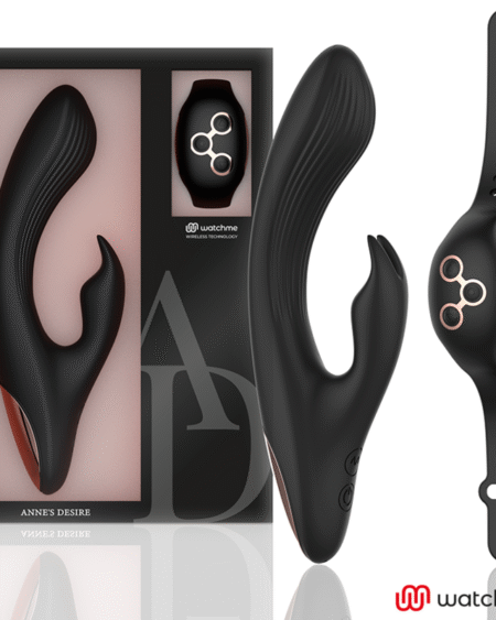 ANNE'S DESIRE - RABBIT CONTROL REMOTO TECNOLOGÍA WATCHME NEGRO/GOLD